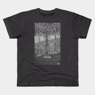 Buck Mountain Trees 1 Kids T-Shirt